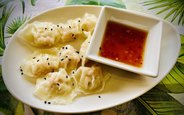 Chińskie pierożki z krewetkami 