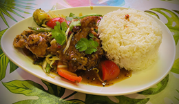 Kurczak z warzywami wok tajski