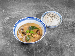 Green curry wok tajski